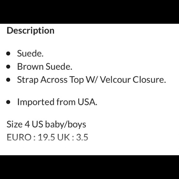 Cole Haan toddler boys brown suede shoes size 4 - Picture 3 of 8